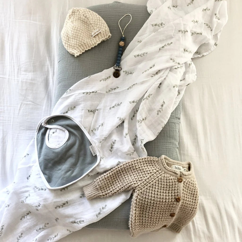 bib jersey cotton - blue