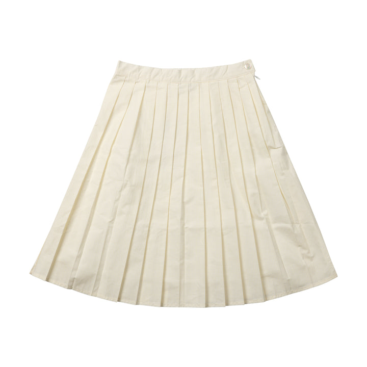 skirt micro checkered pleated - sand-305
