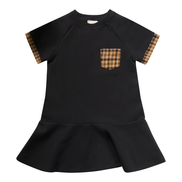 jumper plaid detail - black-9