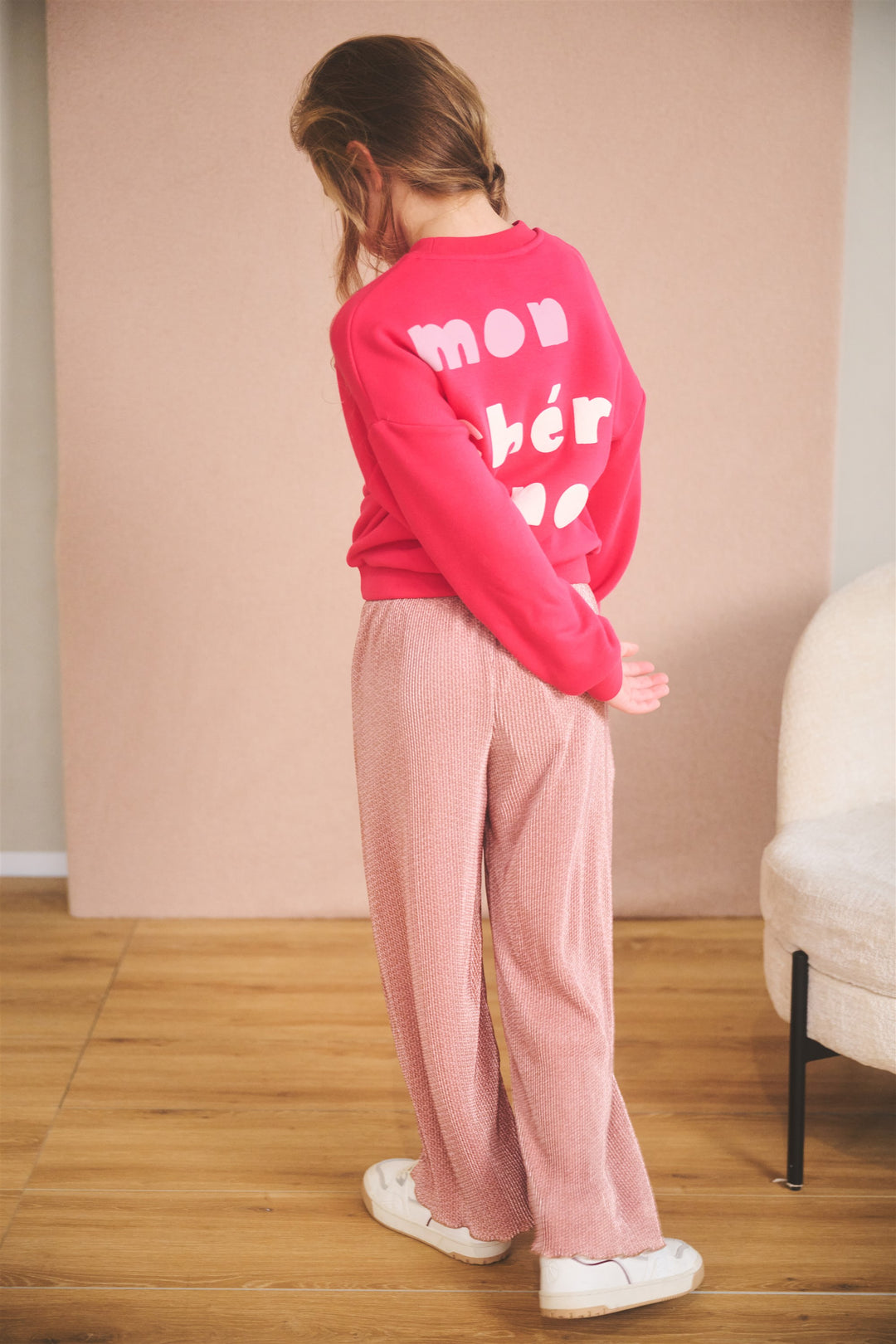 top l/s sweat mon cherie - azalea pink-269