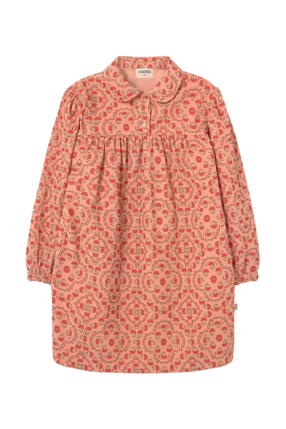 dress corduroy printed empire style - petal