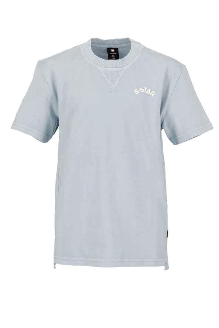 tee s/s logo - light wave