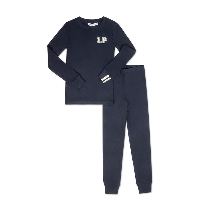 lp glow in the dark pajamas - navy blue