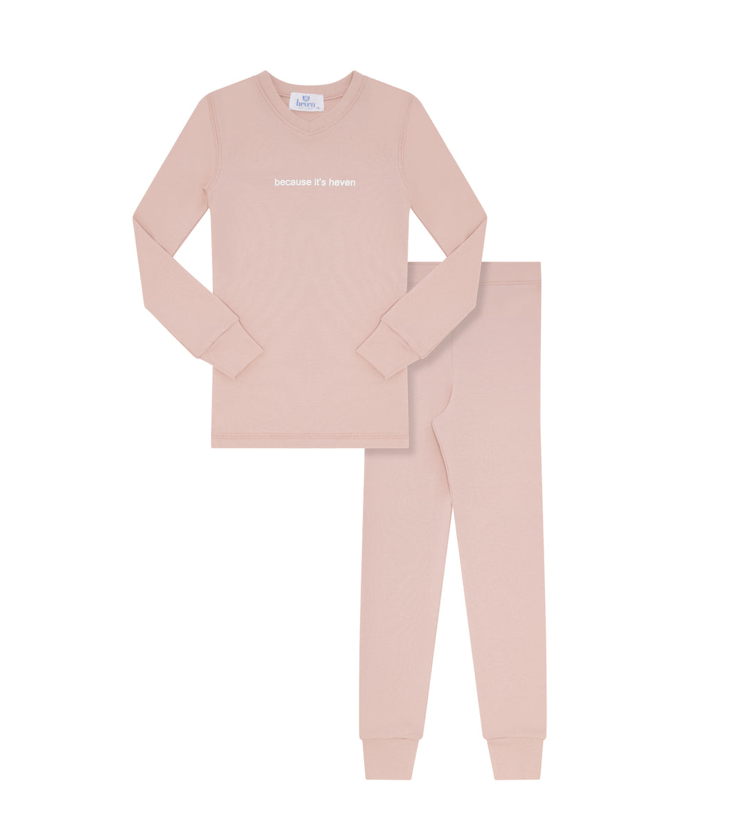 pajamas printed shirt and pants - pink