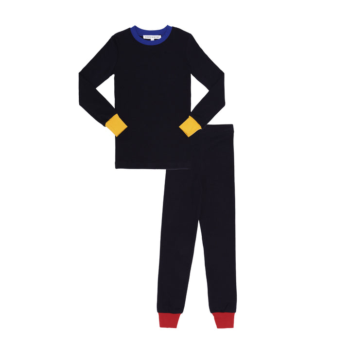 pajamas colorblock - navy/blue