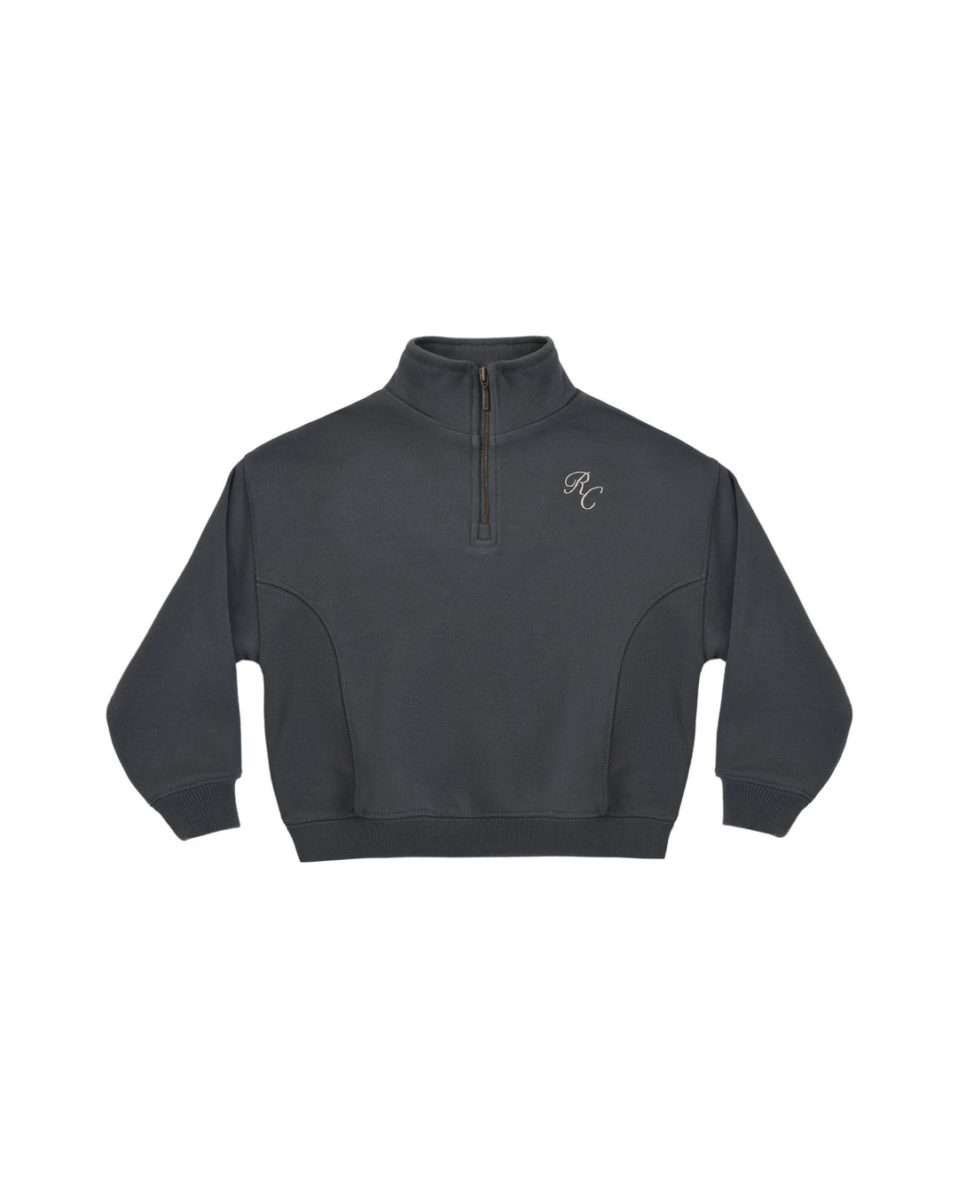 top l/s quarter zip sweatshirt - midnight