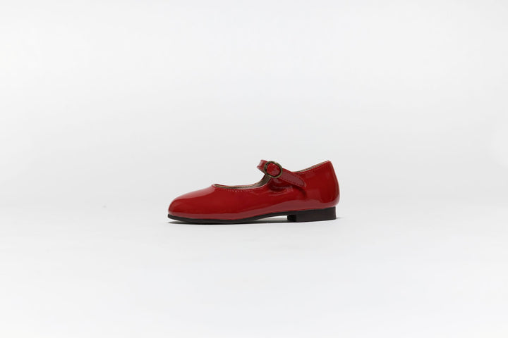 shoes patent mary janes - red