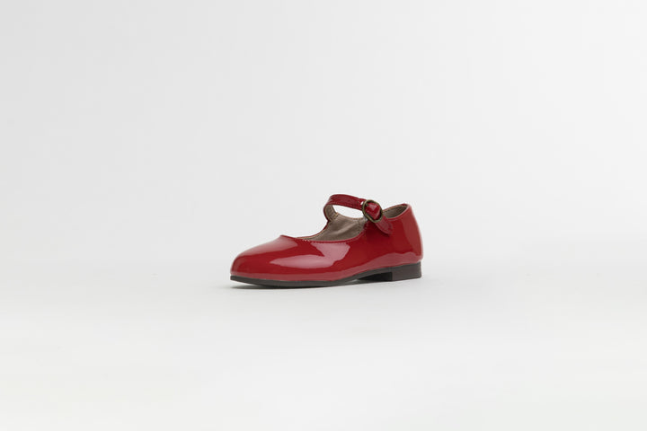 shoes patent mary janes - red