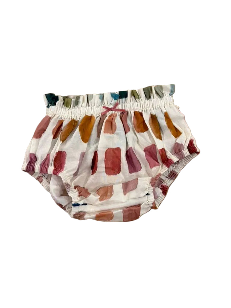 dress multi watercolor flutter with bloomers - paint swatches