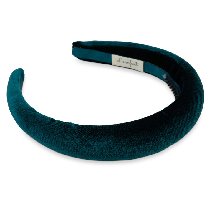 headband velvet - green