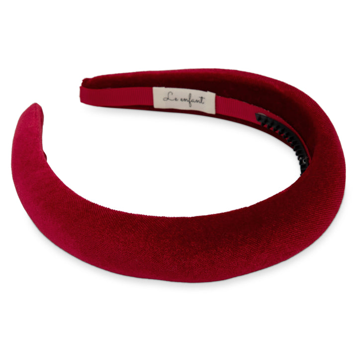 headband velvet - burgundy