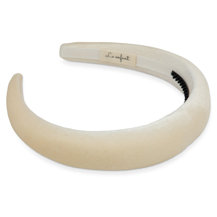 headband velvet - cream