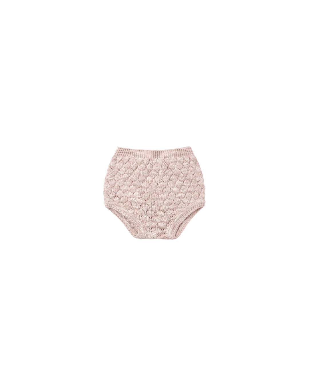 set outfit bubble knit cardigan and bloomers with bonnet - dusty rose