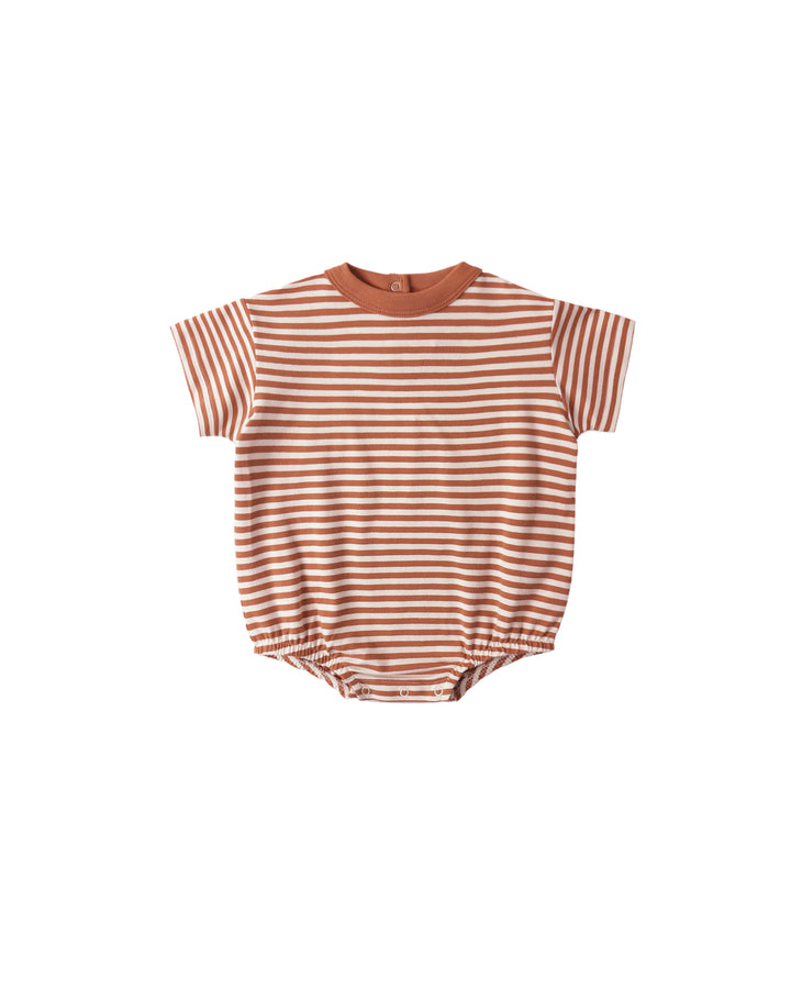 set outfit circus tee and woven shorts - ivory/poppy
