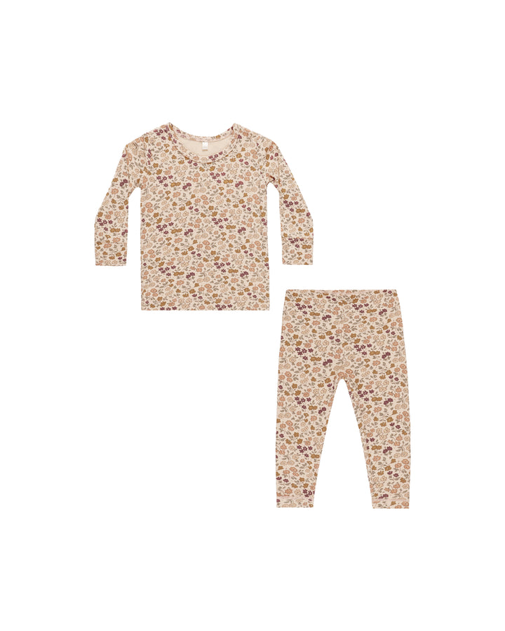 pajamas floral - shell