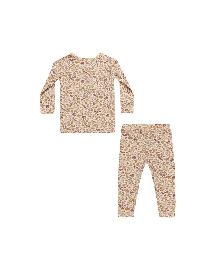 pajamas floral - shell