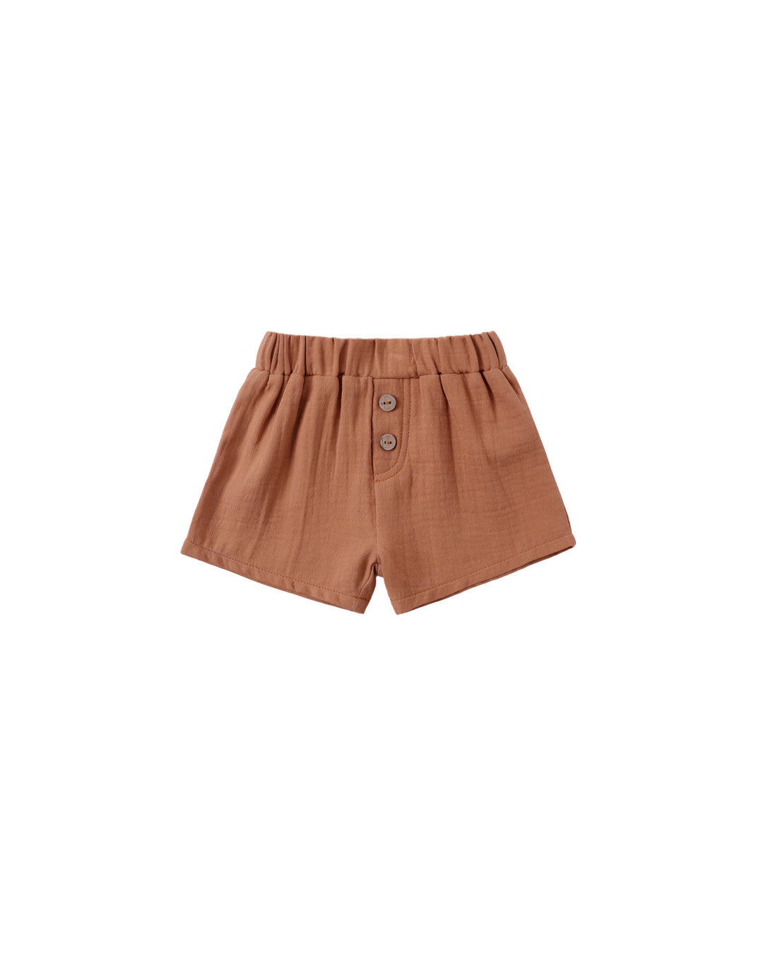 set outfit circus tee and woven shorts - ivory/poppy