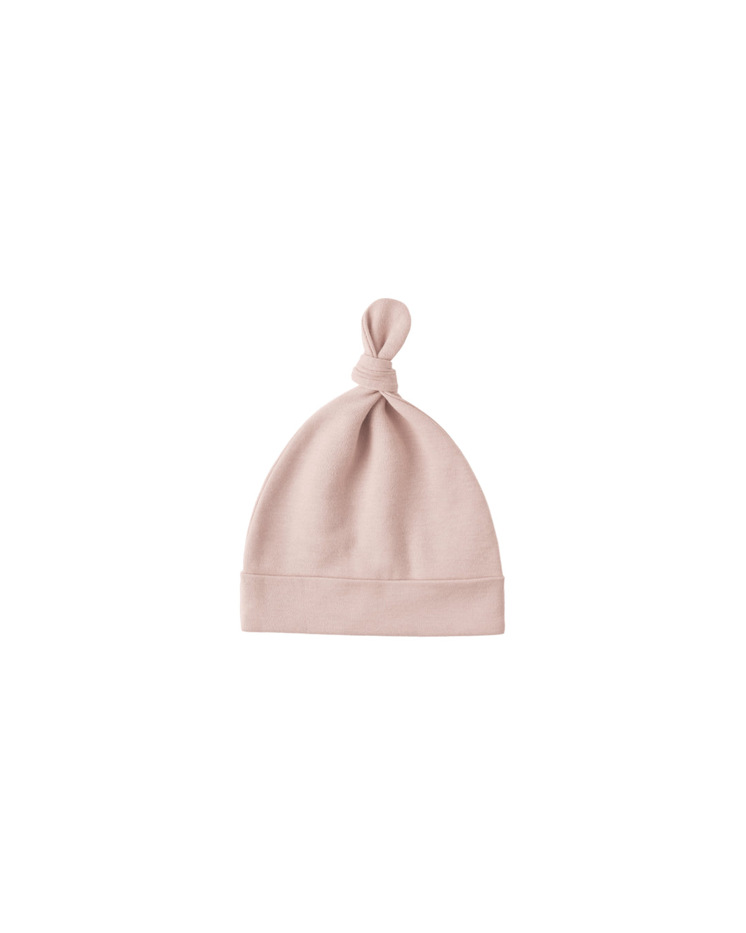 set knit wrap top and footie pants with beanie - blush