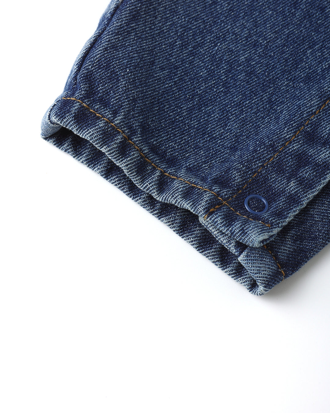 one piece l/s collared overalls denim - indigo