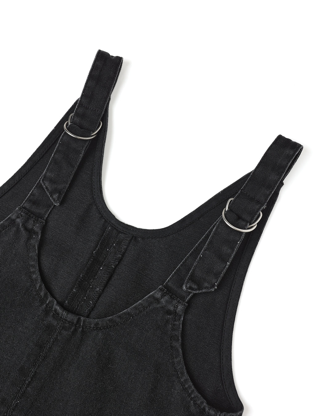 dress stitch pockets v jumper - black