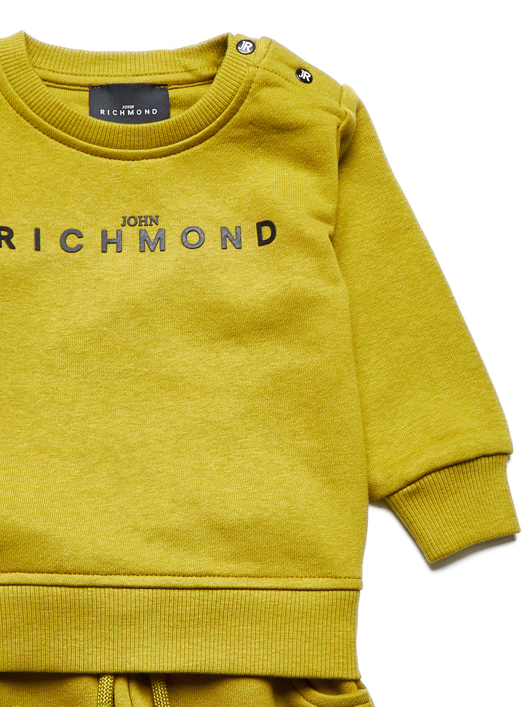 set outfit logo sweatshirt and pants - avocado oil