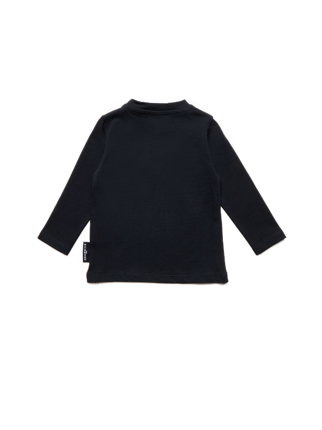 tee l/s felt logo - black