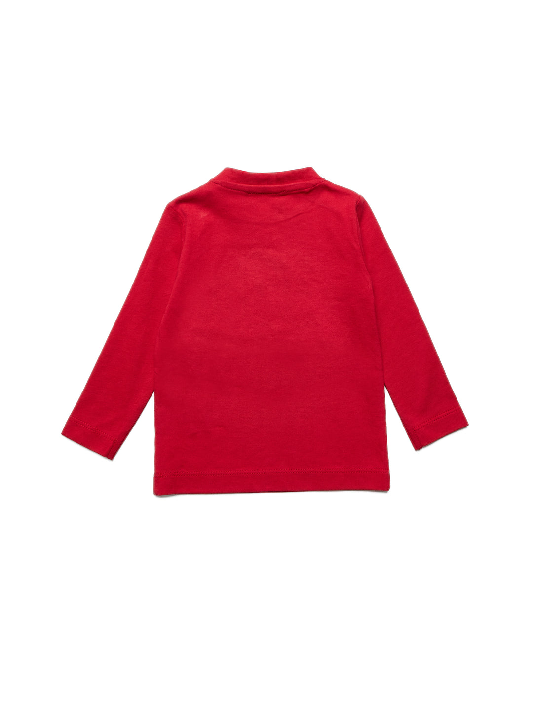 tee l/s plaid logo - cherry barbados