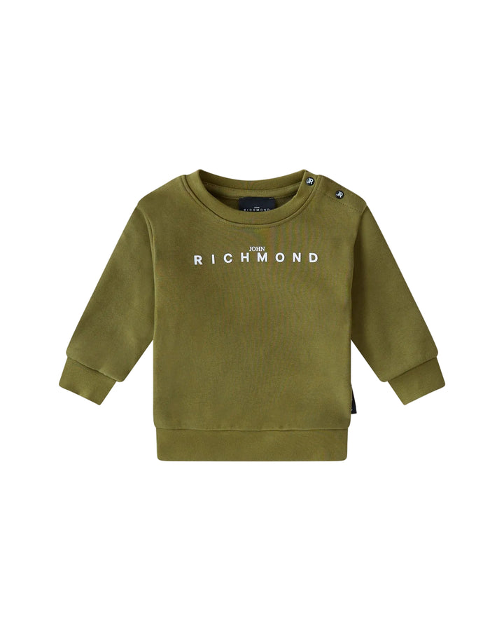 top l/s logo sweatshirt - green military