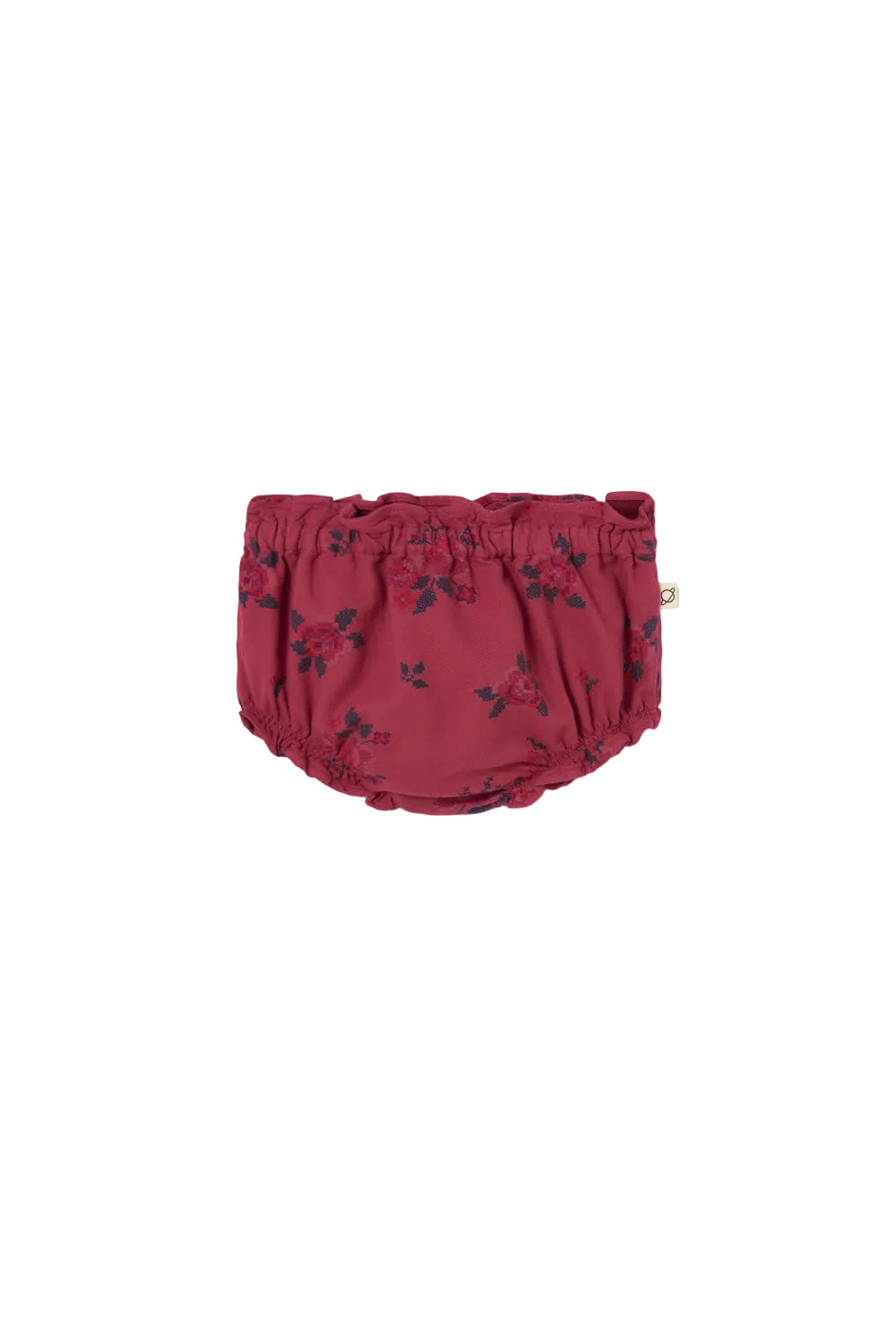 bloomer cross stitch flower - prune