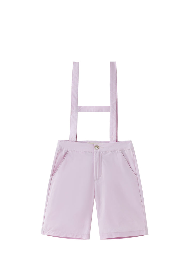 short suspender pant - lavender