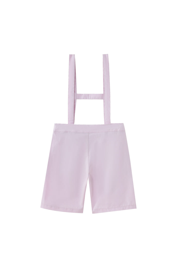 short suspender pant - lavender
