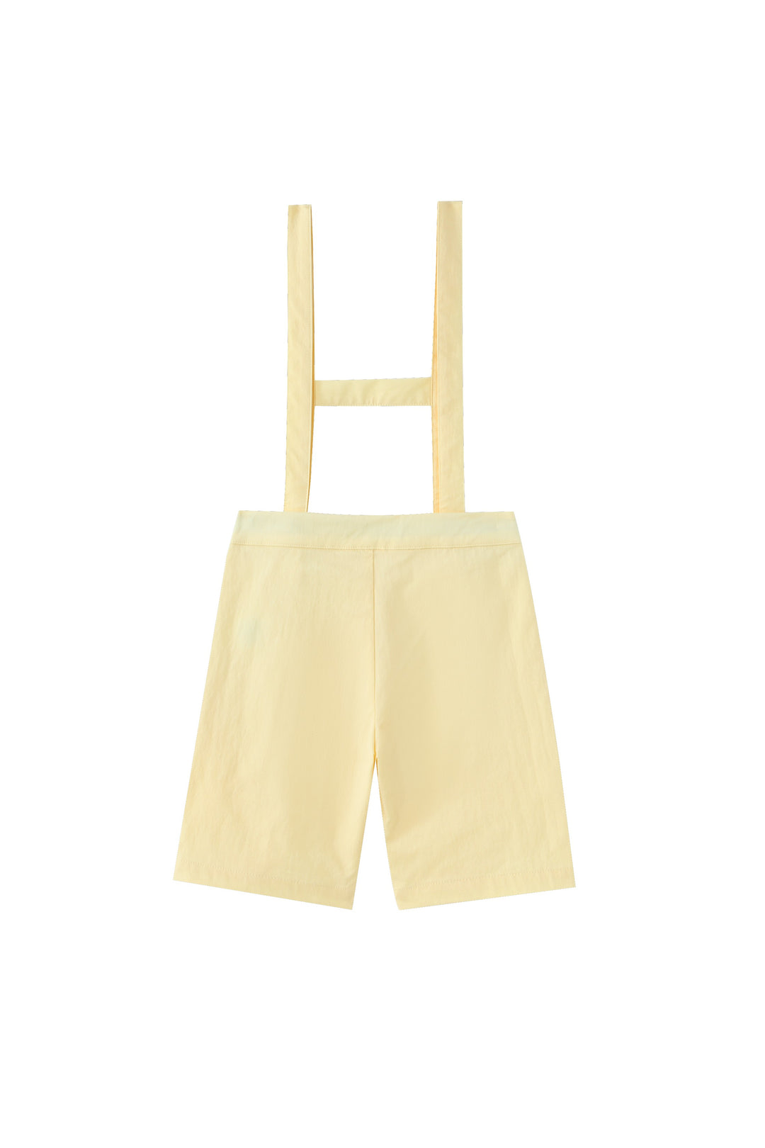 short suspender pant - yellow