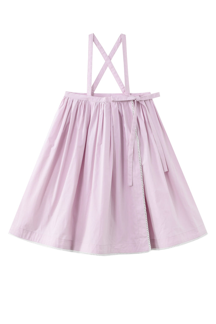 jumper with side tie - lavender