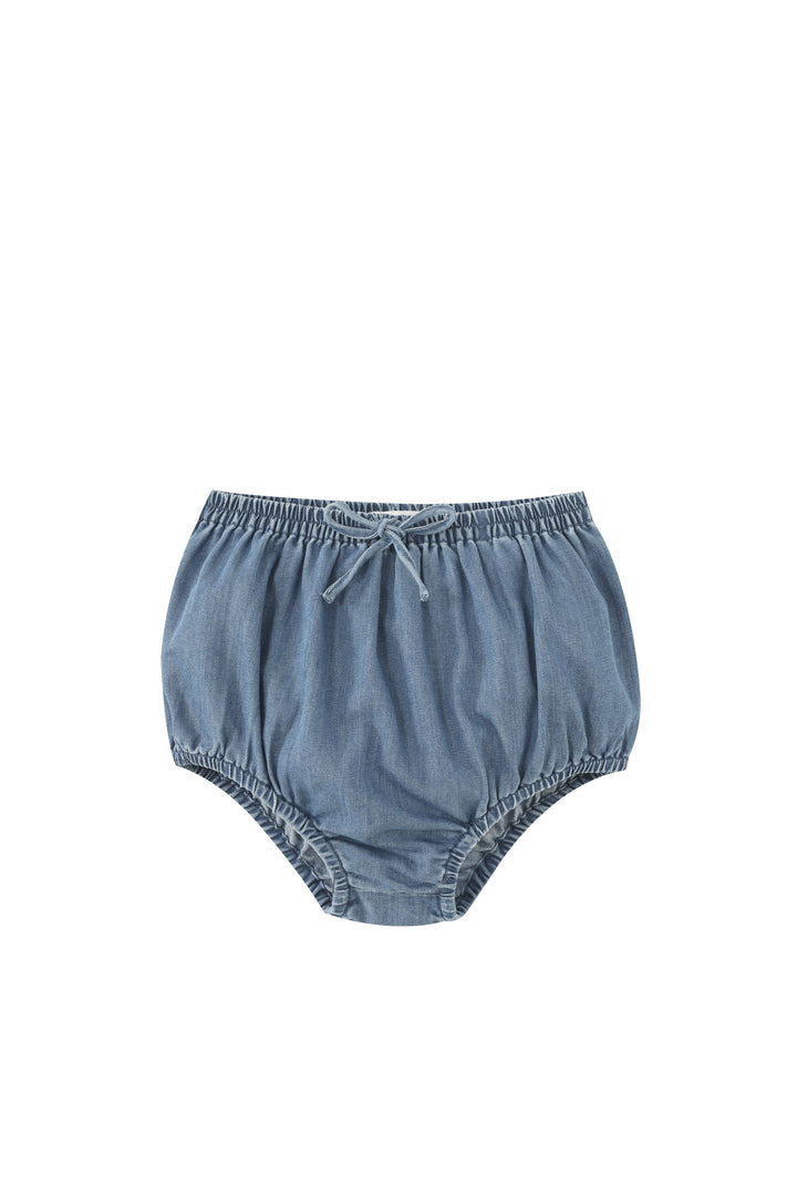 bloomer with bow - chambray