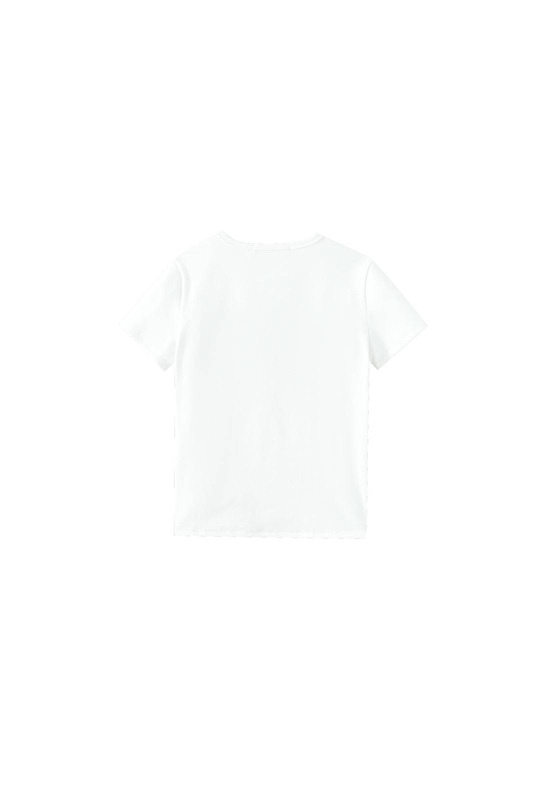 short sleeve horse and buggy printed t-shirt - white