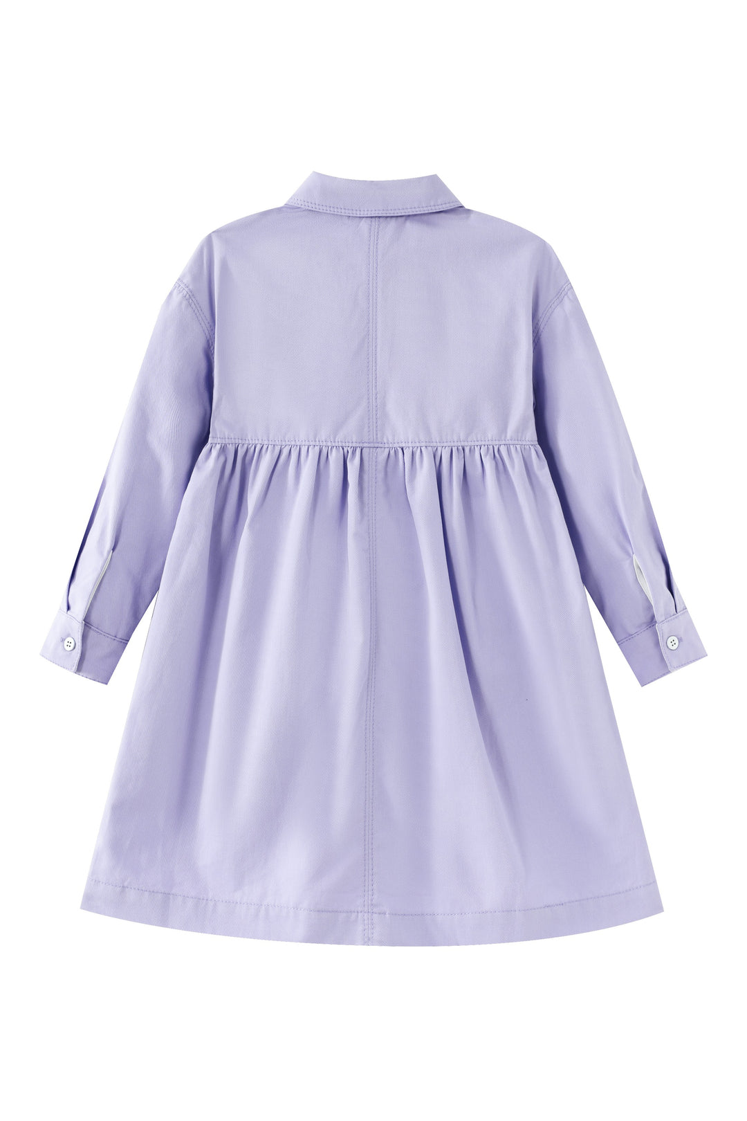 waisted shirtdress - lavender