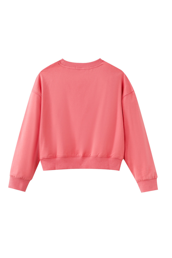 cherry stem sweatshirt - pink