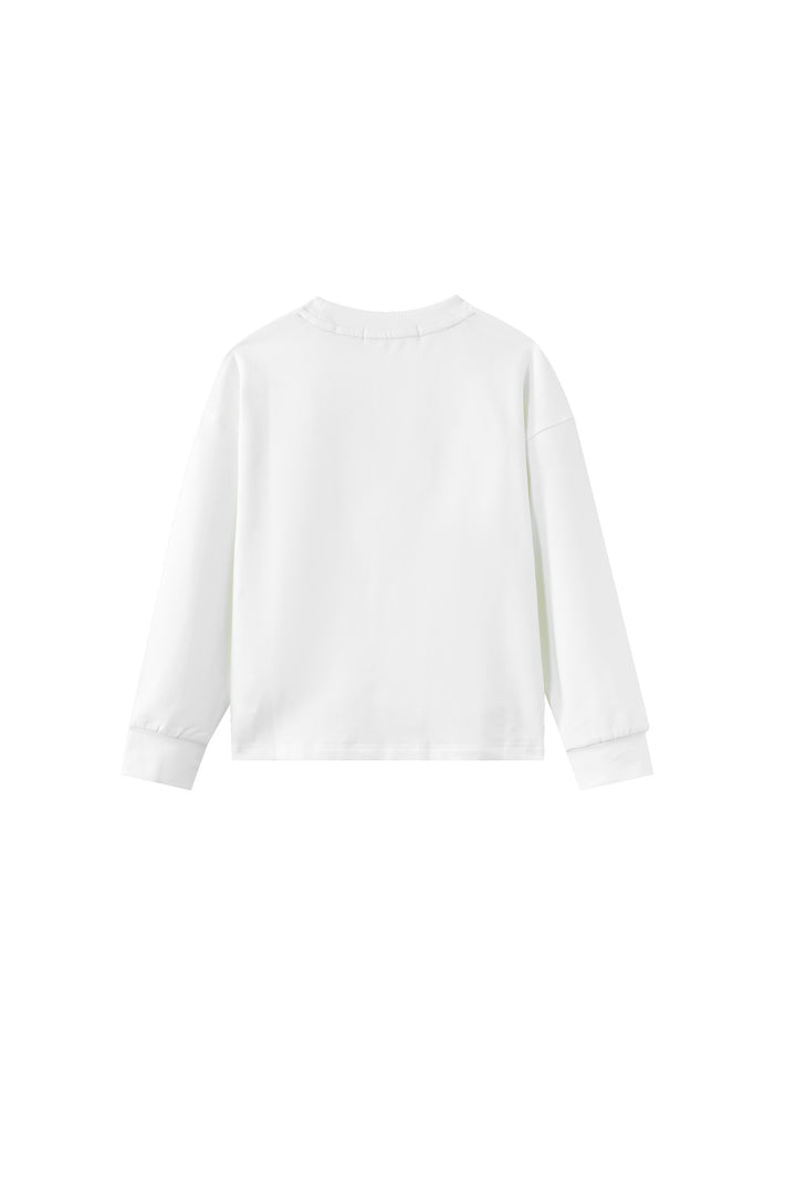 citrus burst sweatshirt - white