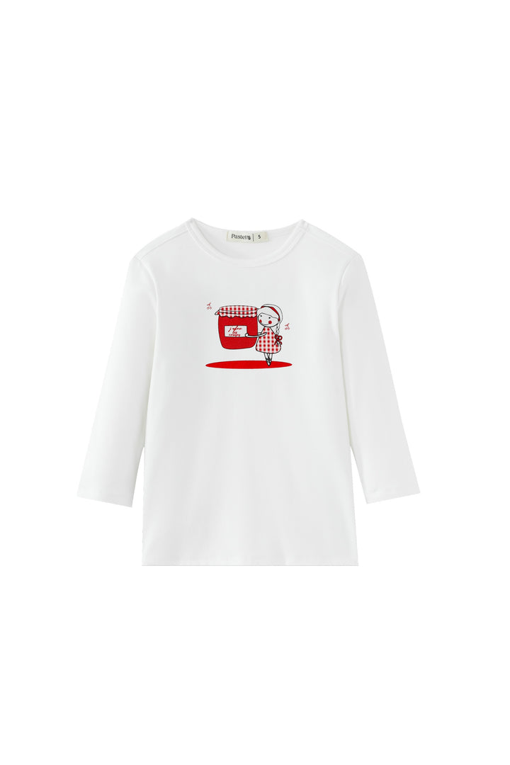 cherry jam t-shirt - white