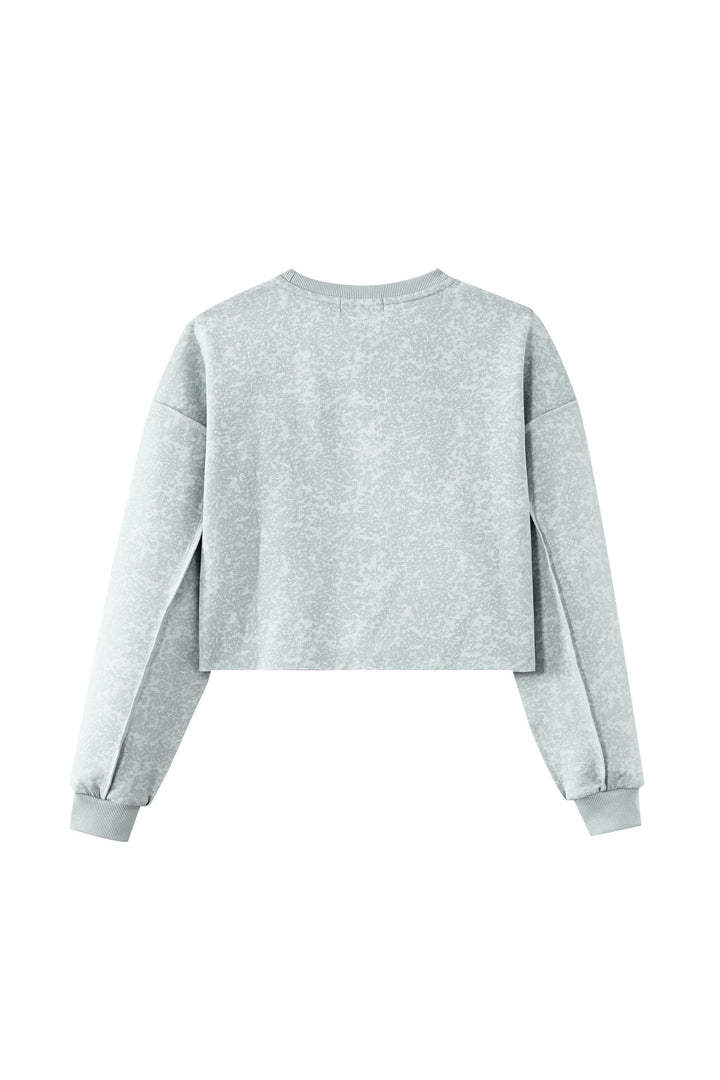 teen heathered sweat - blue heather
