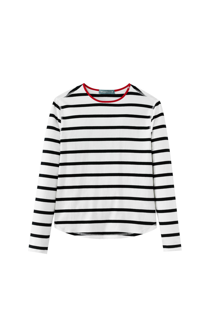 striped henley - black striped
