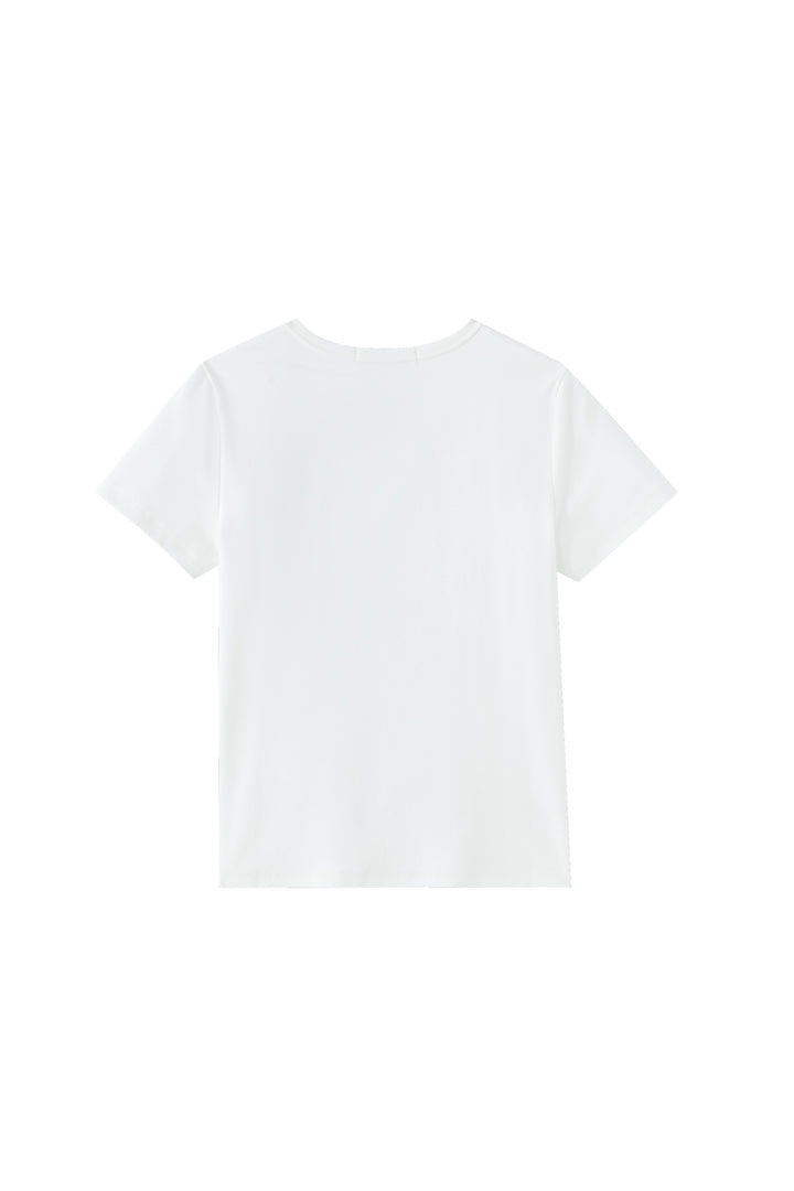 lemonade glass short sleeve tee - white