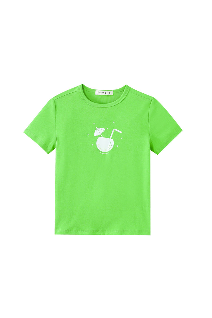 refreshing sips t-shirt - green