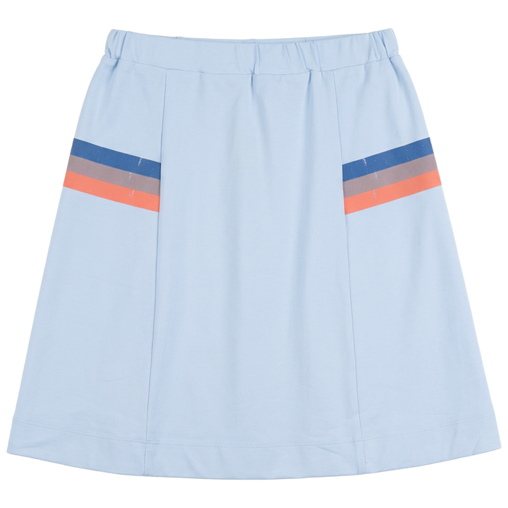 set outfit multi sweatshirt and skirt - blue