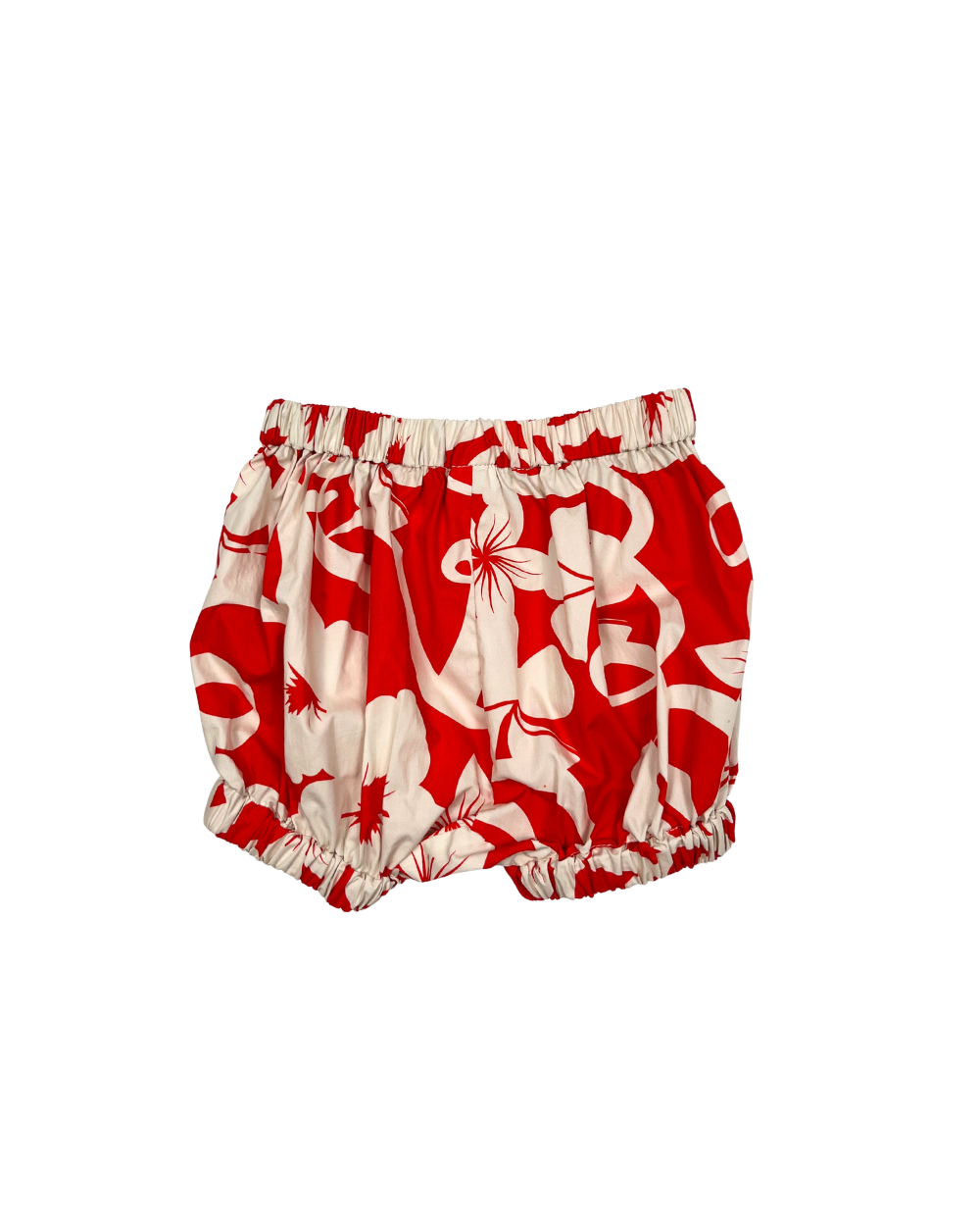 bloomer skipper gathered floral print - hibiscus