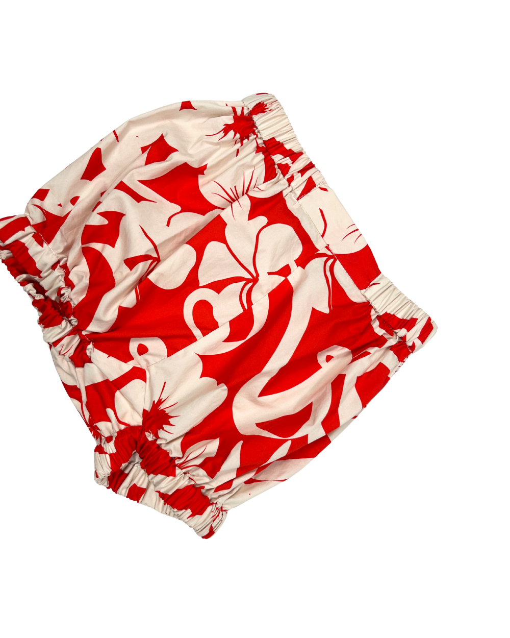 bloomer skipper gathered floral print - hibiscus
