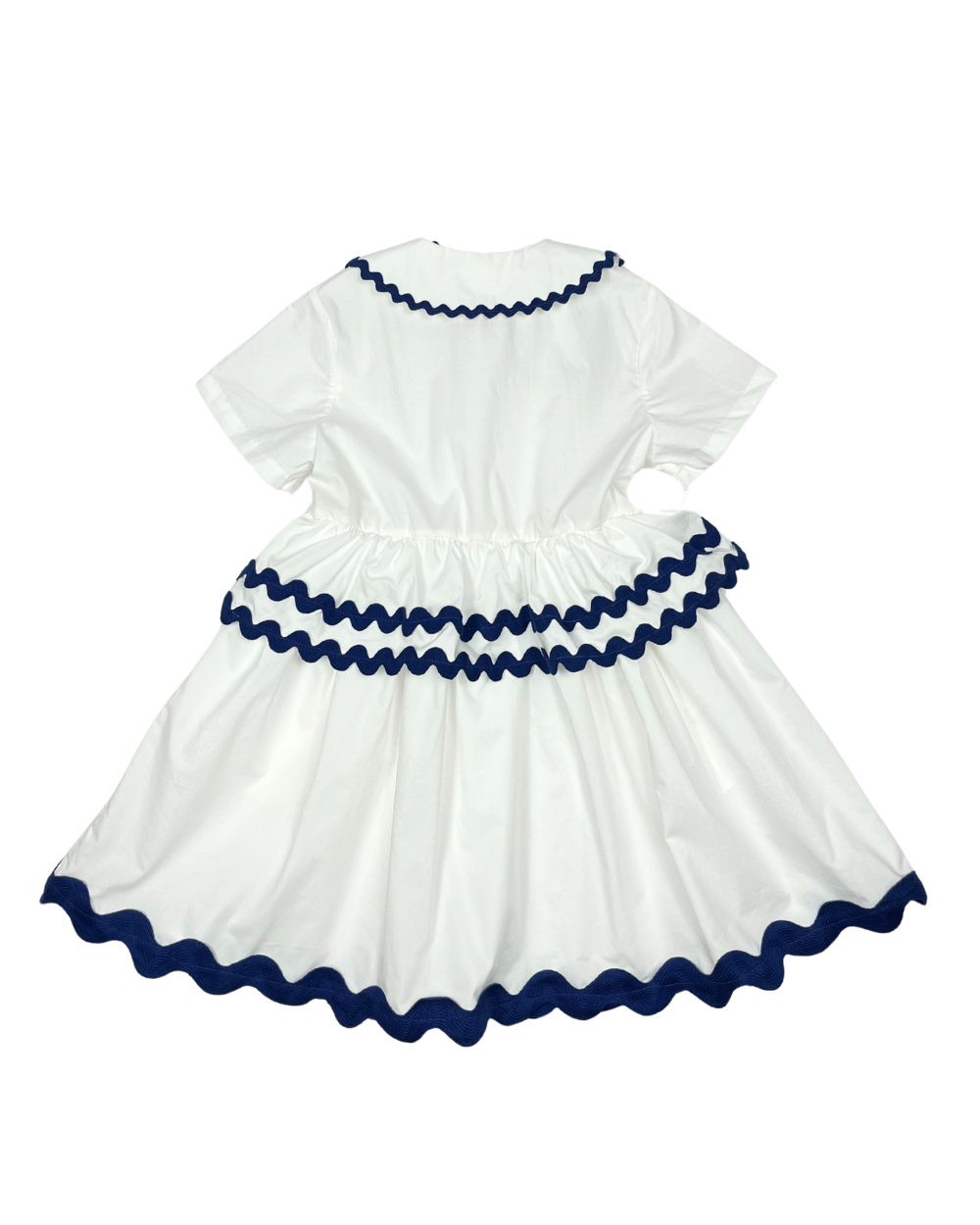 dress tea length ric rac - pearl