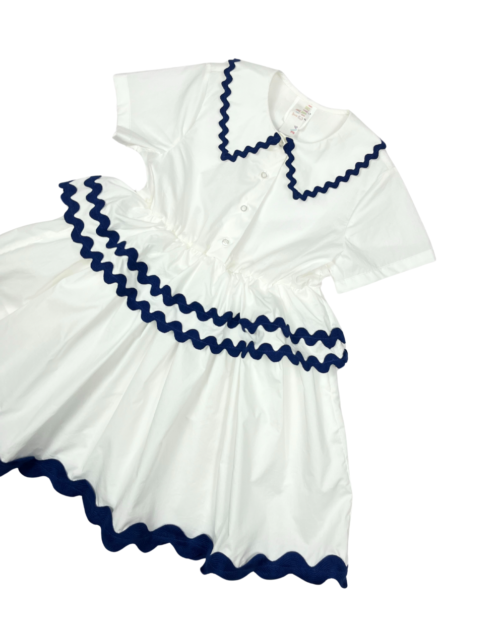 dress tea length ric rac - pearl