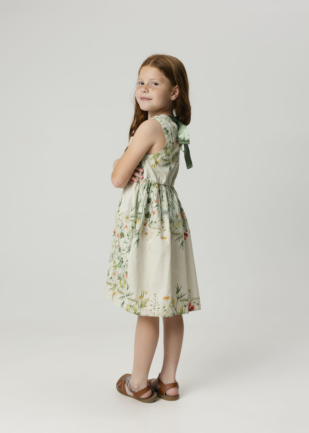 dress bloom printed bow jumper - bloom-75