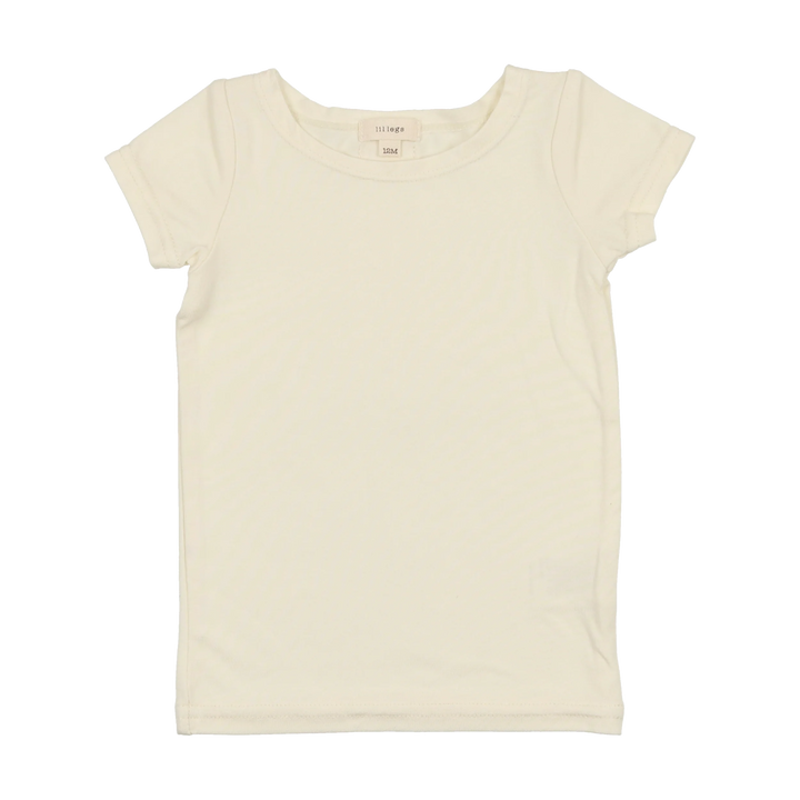 tee s/s bamboo - cream